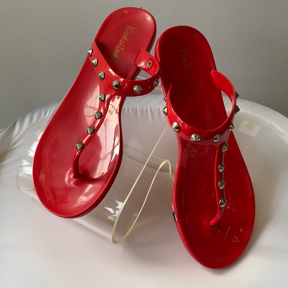 Jelly Red Sandals